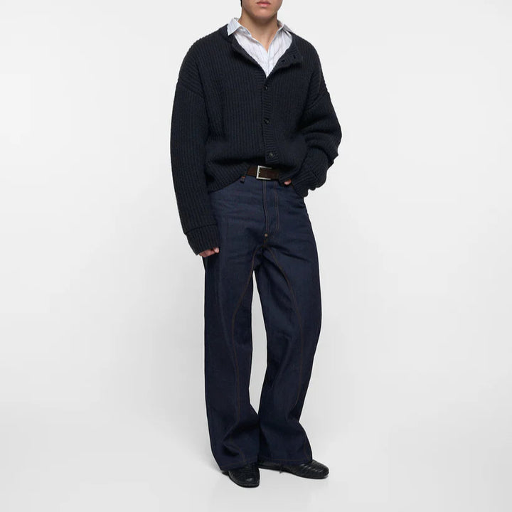 O.FILES - INTERLACED CARDIGAN