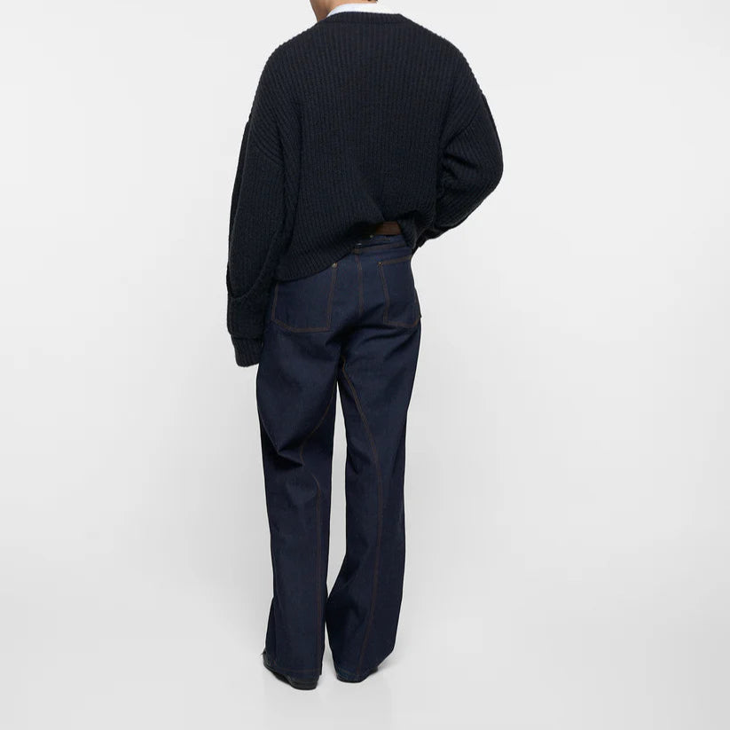 O.FILES - INTERLACED CARDIGAN