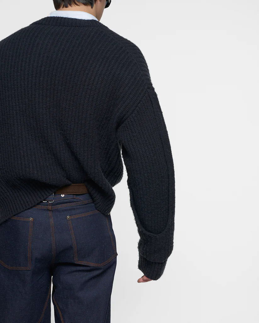 O.FILES - INTERLACED CARDIGAN