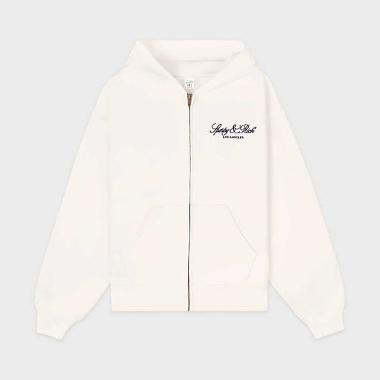 Vendome LA Embroidered Zip Hoodie