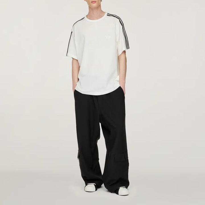 Y3 Yohji Yamamoto - Y-3 SHORT SLEEVE TEE 3-STRIPES
