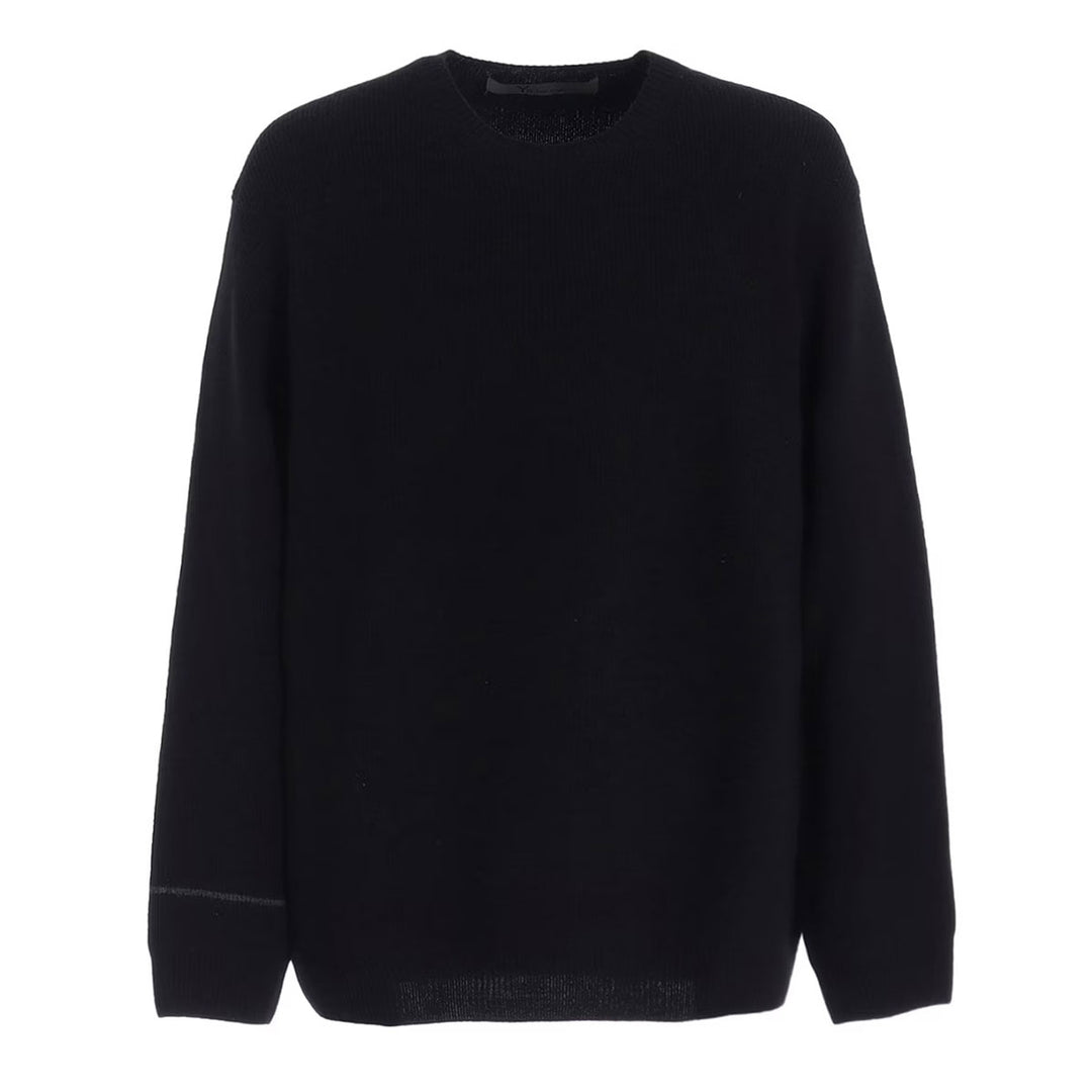 Ys for men - 10G HALF CARDIGAN WITH ROUND NECK PULLOVER