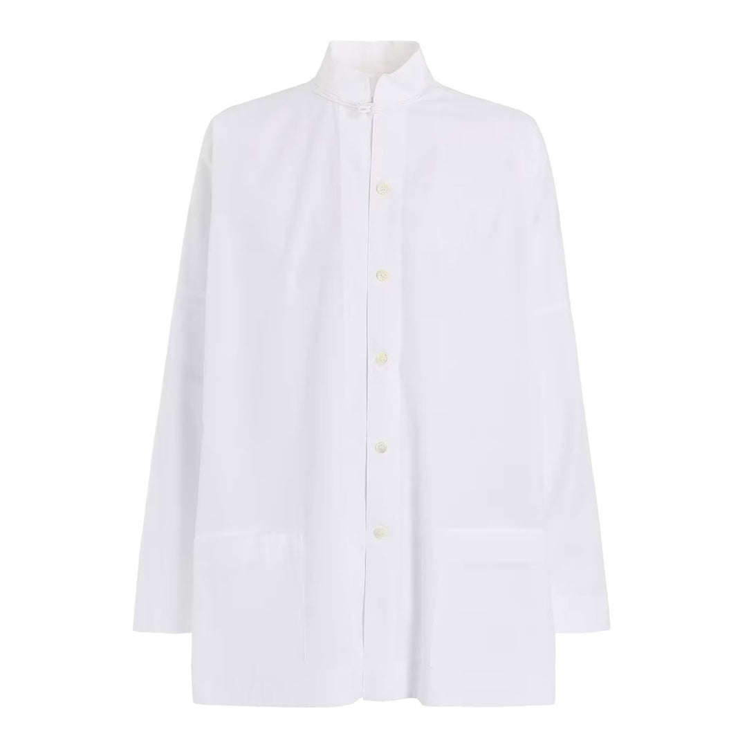 Ys for men - 100/2 BROAD SHIRT WITH STAND COLLAR