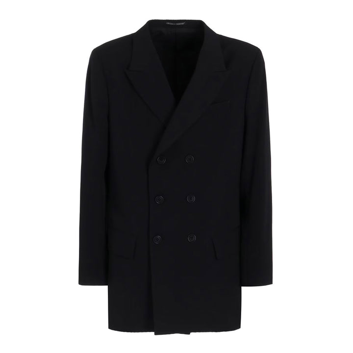 Ys for men - WOOL GABARDINE DOUBLE JACKET