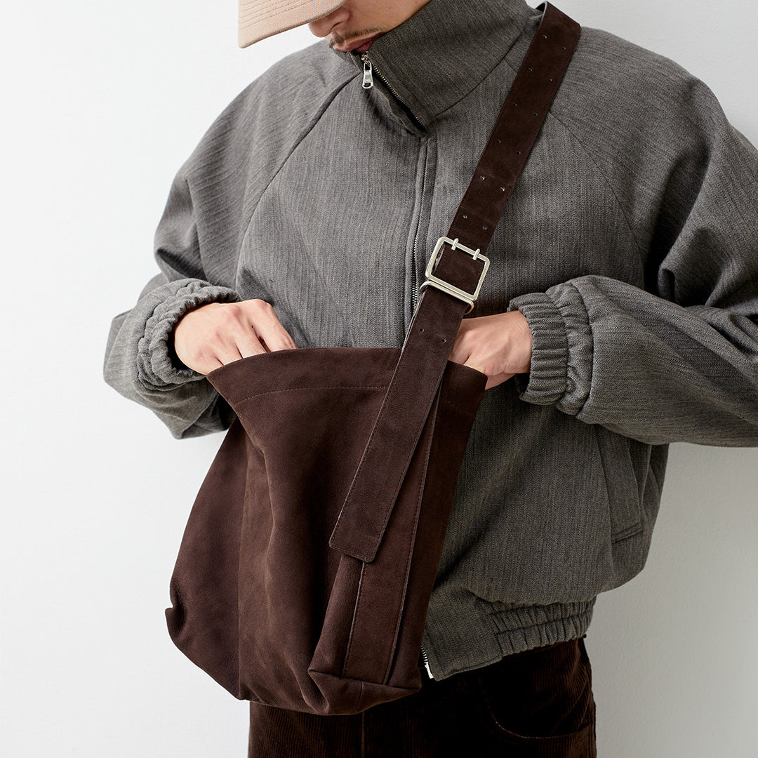 VUJADE - THEO SUEDE LEATHER AFFIX BAG