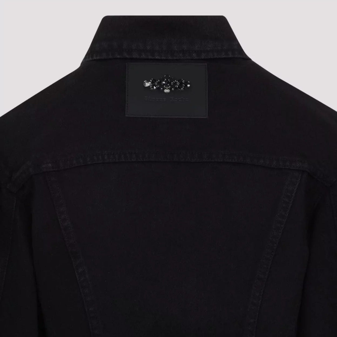 Simone Rocha - Sculpted Cropped Denim Jacket