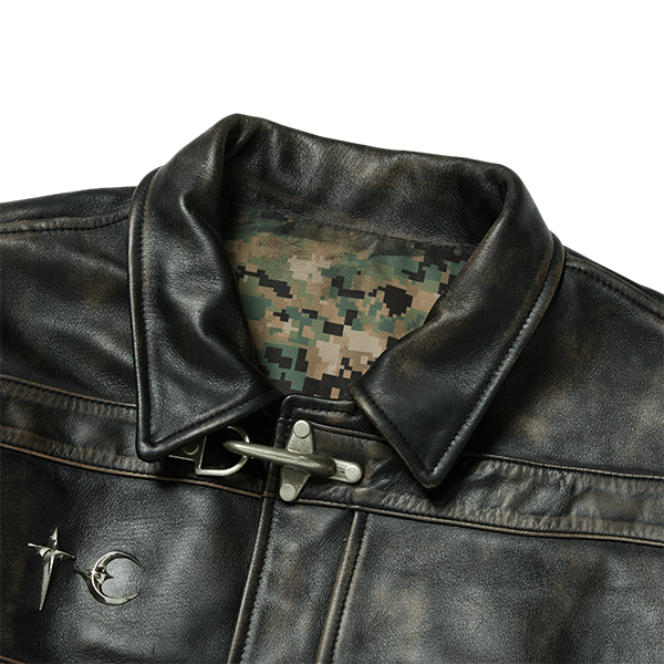 THUG CLUB - Bio Soldier Leather Jacket