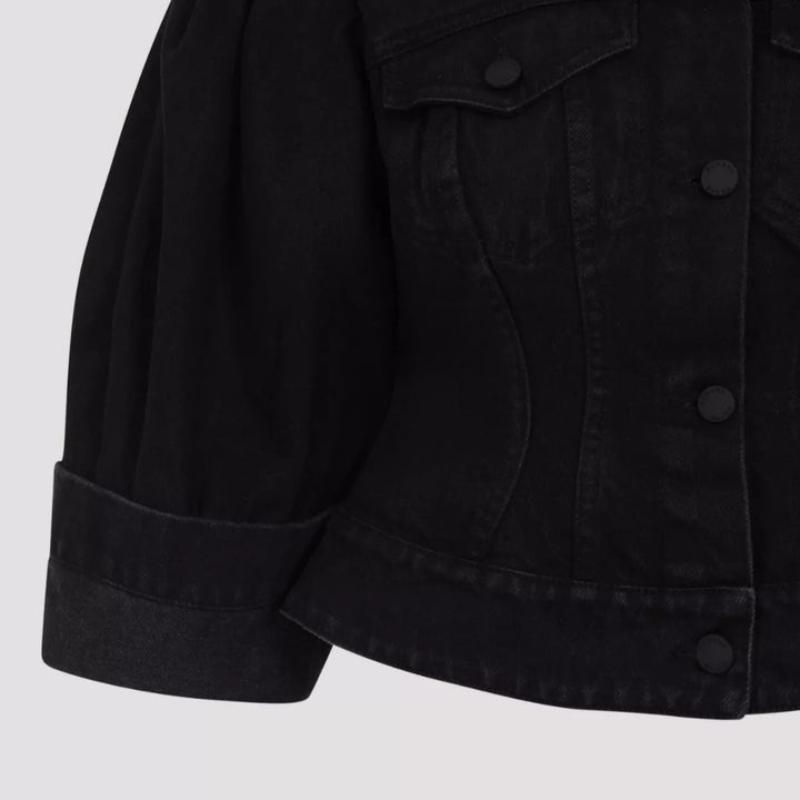 Simone Rocha - Sculpted Cropped Denim Jacket