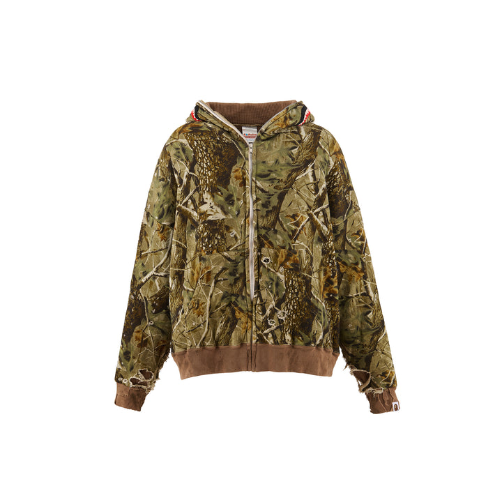 BAPE_ZIP HOODIE/SAHARK