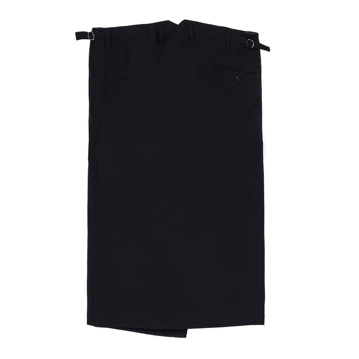 Yohji Yamamoto - WOOL GABARDINE YORK SWICHING SKIRT