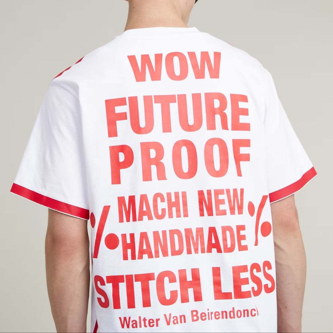 Walter Van Beirendonck - Oversized Boxy Tee Text - G-STAR x Walter Van Beirendonck