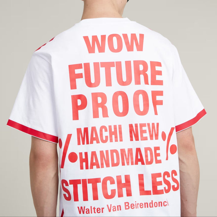 Walter Van Beirendonck - Oversized Boxy Tee Text - G-STAR x Walter Van Beirendonck