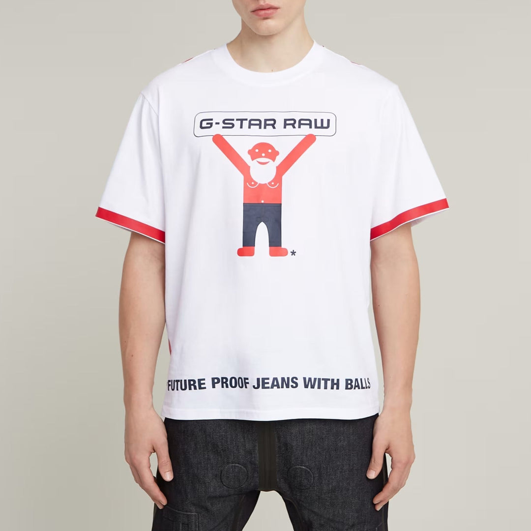 Walter Van Beirendonck - Oversized Boxy Tee Text - G-STAR x Walter Van Beirendonck