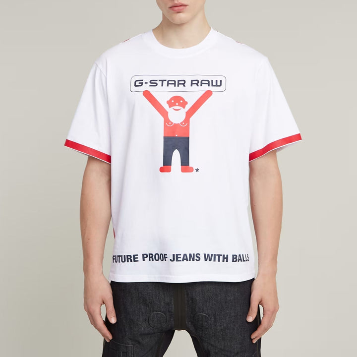Walter Van Beirendonck - Oversized Boxy Tee Text - G-STAR x Walter Van Beirendonck
