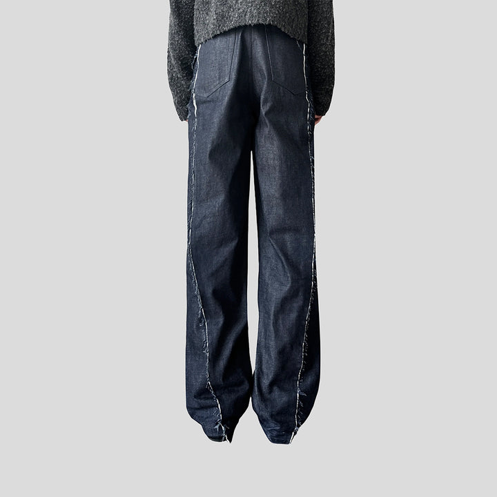 VUJADE - AMALIA STRAIGHT-LEG RAW DENIM IN INDIGO (デニムトラウザー)