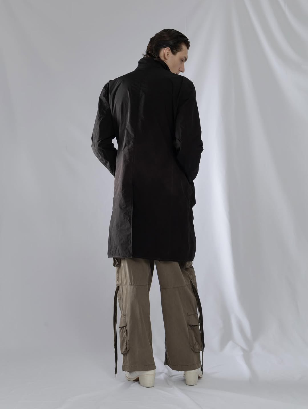 Garment-dyed cargo pants