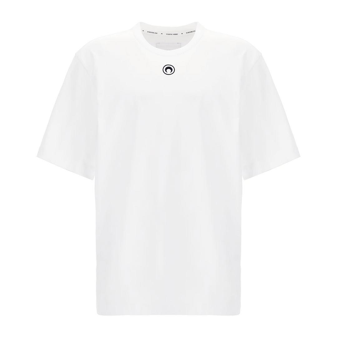 Marine Serre - MOON LOGO JERSEY LOOSE FIT T-SHIRT