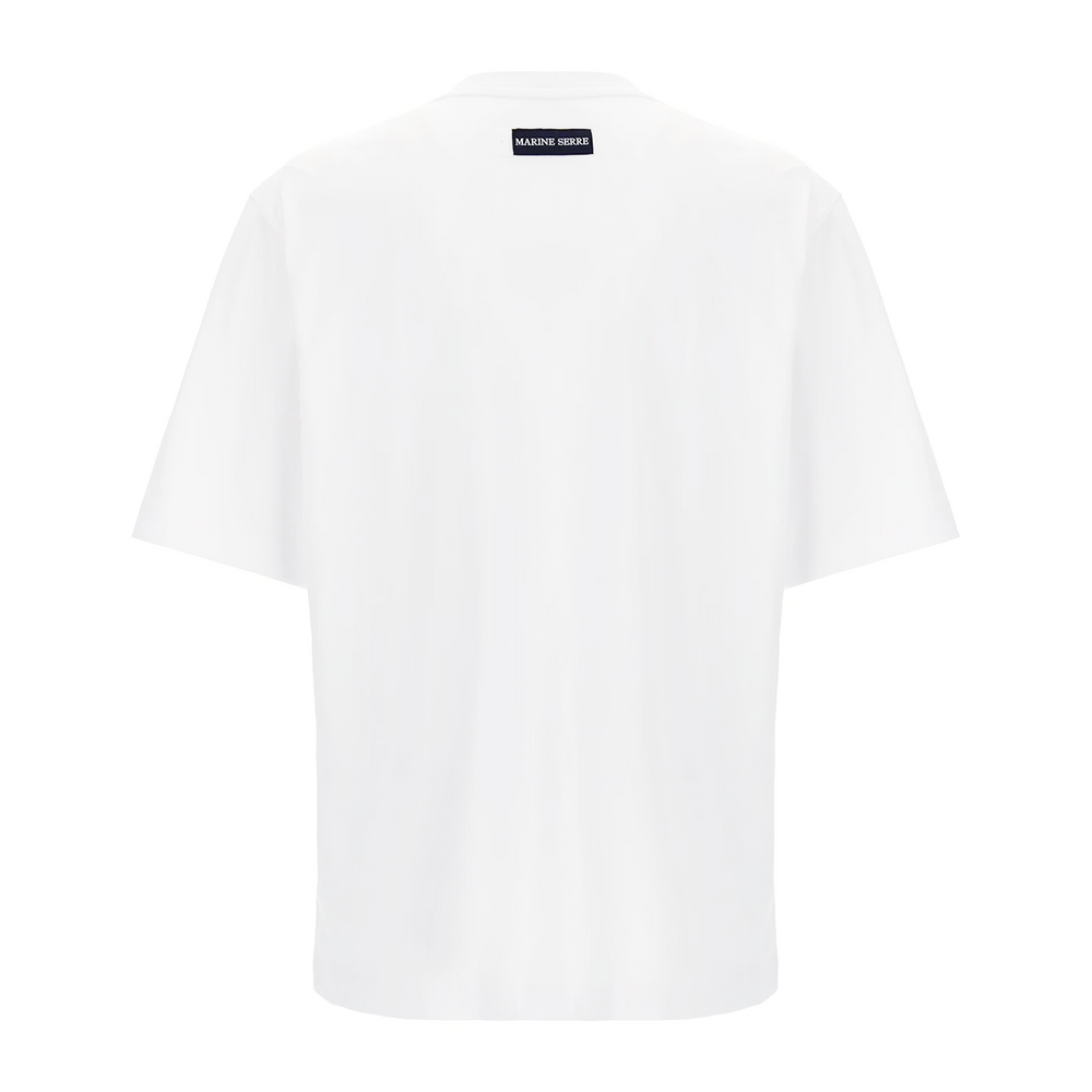 Marine Serre - MOON LOGO JERSEY LOOSE FIT T-SHIRT