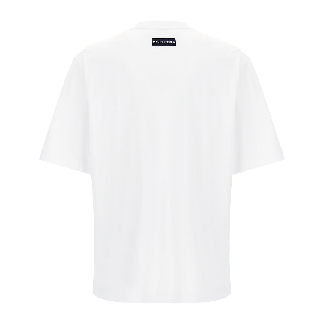 Marine Serre - MOON LOGO JERSEY LOOSE FIT T-SHIRT