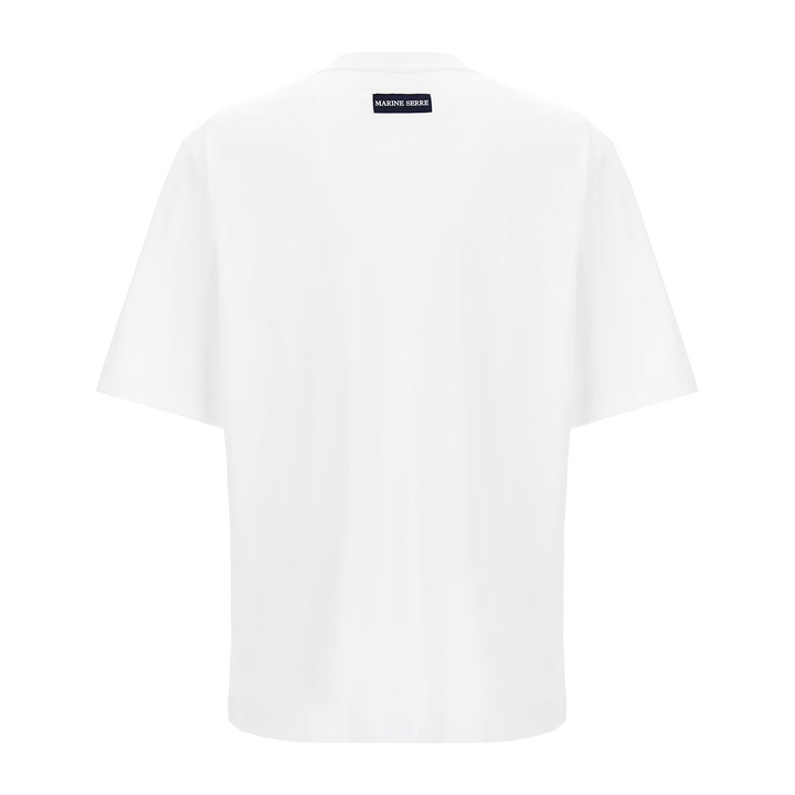Marine Serre - MOON LOGO JERSEY LOOSE FIT T-SHIRT