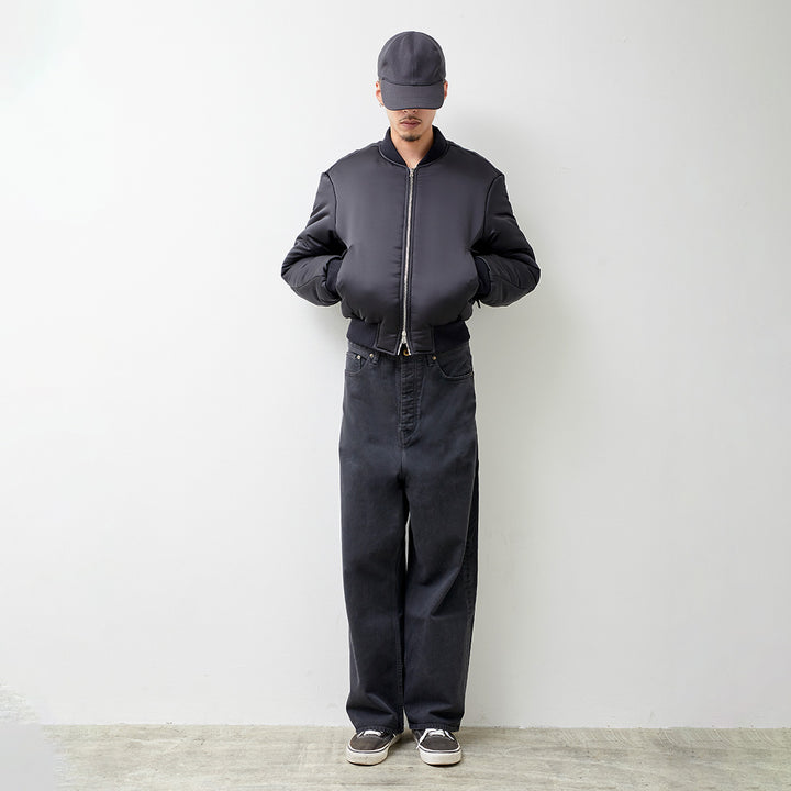 VUJADE - MAX SATIN PILLOW BOMBER JACKET