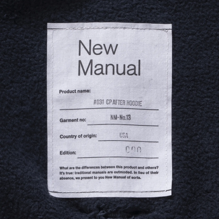 New Manual - #031 CP AFTER HOODIE