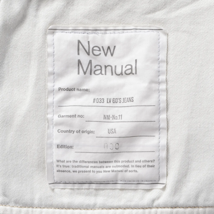 New Manual - #033 LV 60'S JEANS