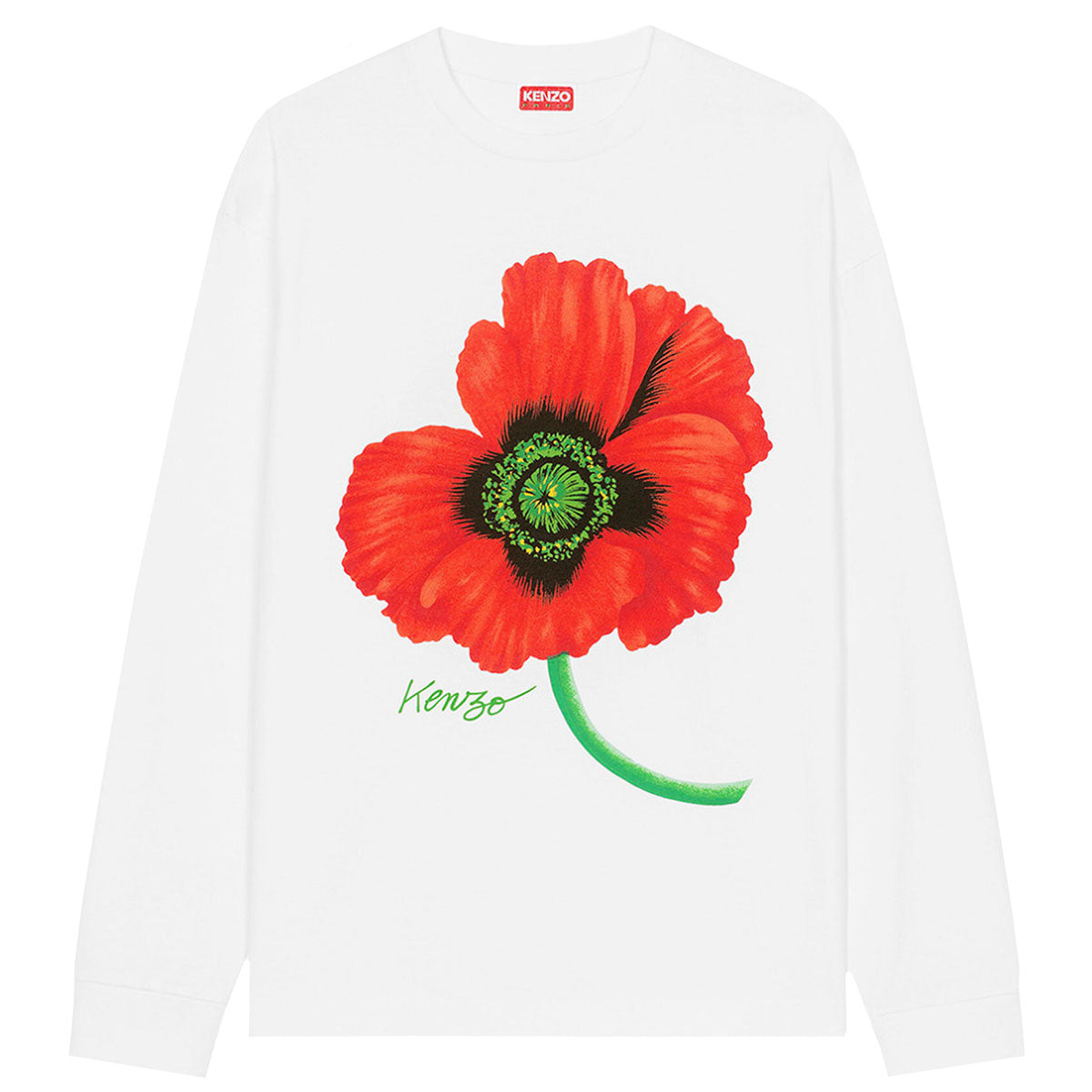 2024新入荷 新品 KENZO ケンゾー Tシャツ POPPY ポピー ホワイト XL ...