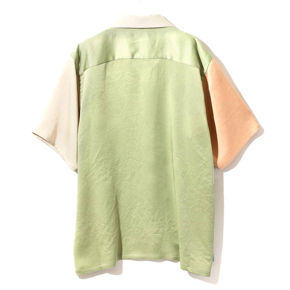 S/S Classic Shirt - Poly Sateen / Multi Colour - Needles