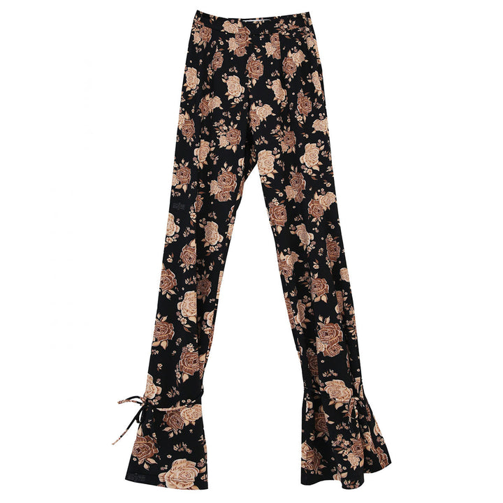TIE HEM TROUSERS - Rokh