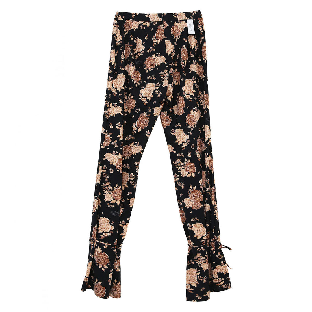 TIE HEM TROUSERS - Rokh
