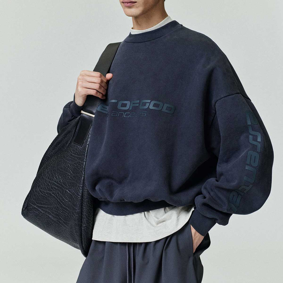 Los Angeles Heavy Fleece Cropped Sweatshirt