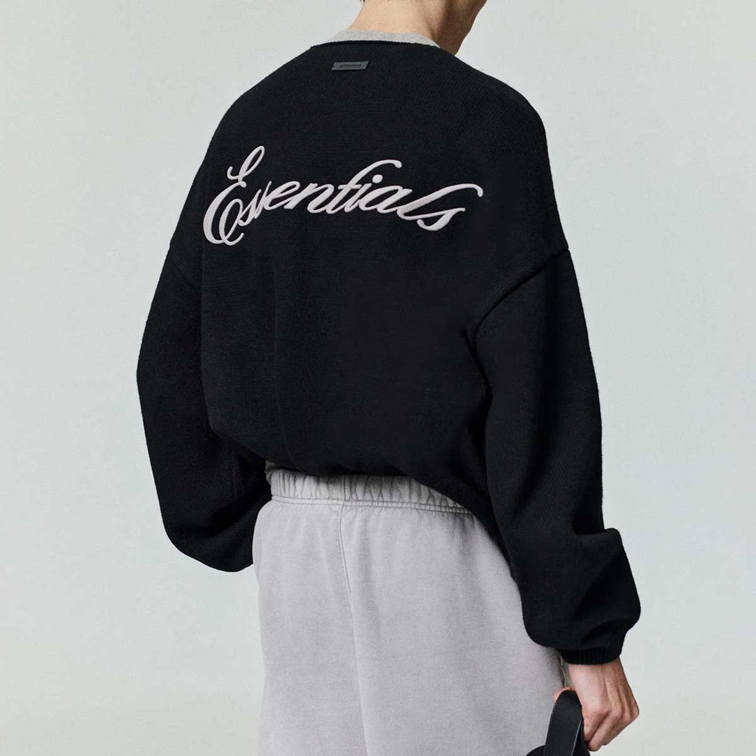 Embroidered Merino Crewneck Sweater