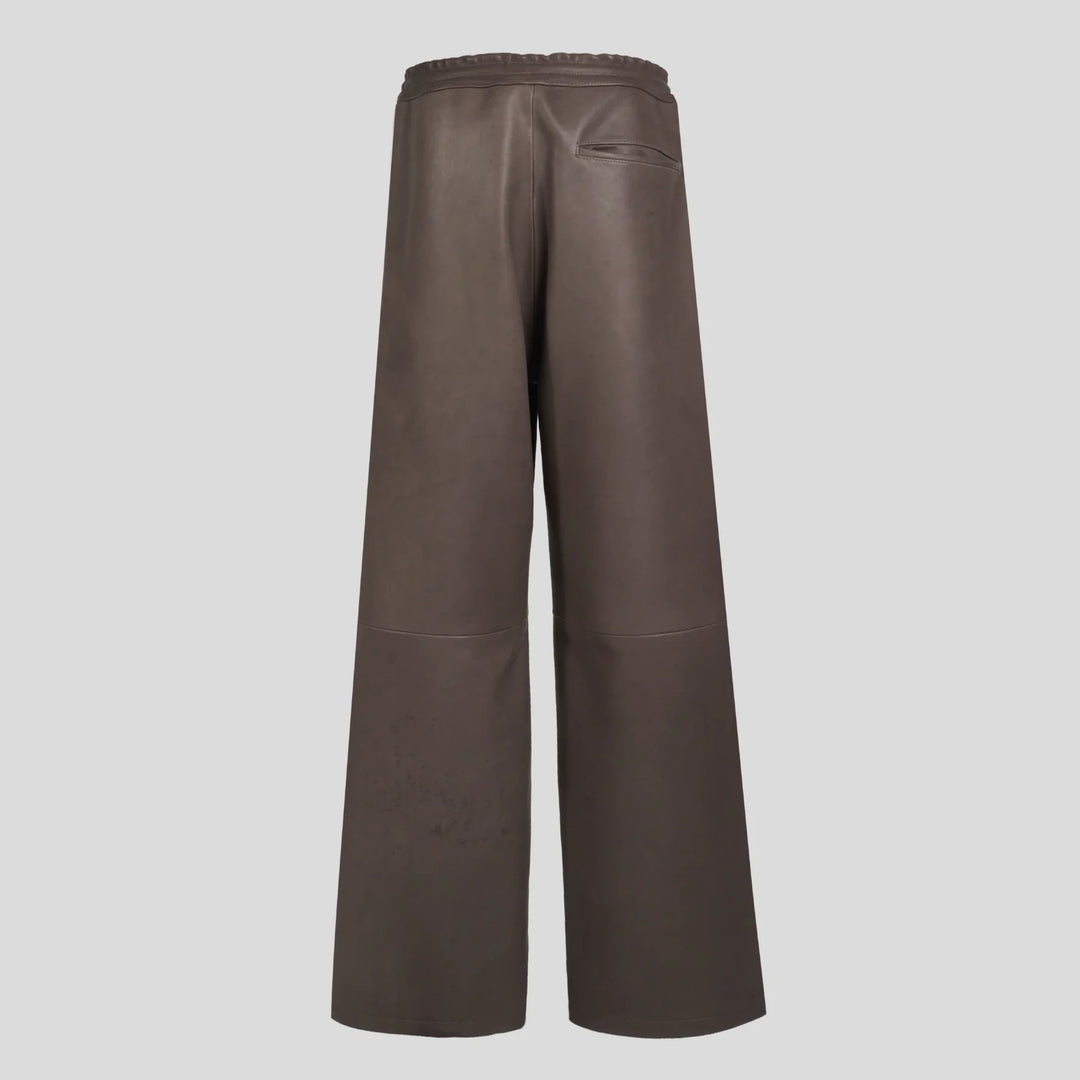 Dean Leather Affix Pants in Cedar Brown