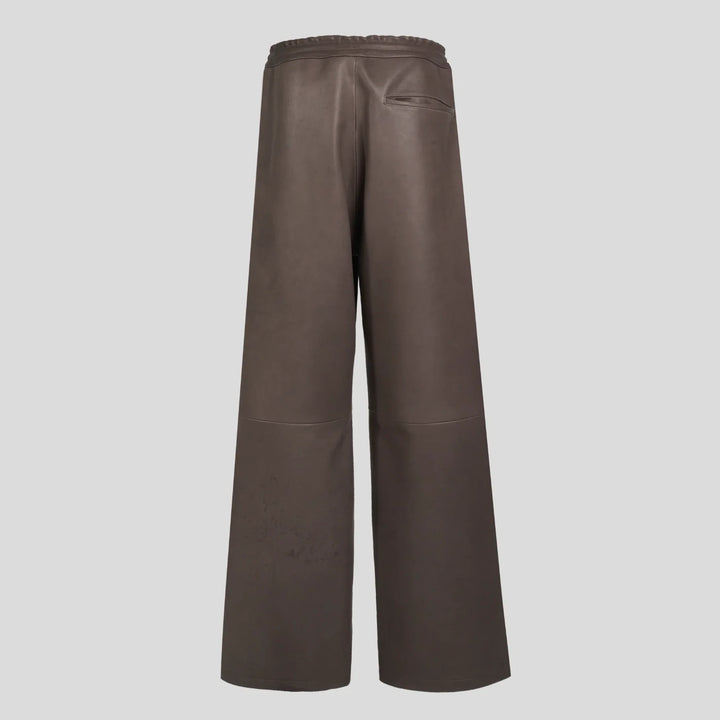 Dean Leather Affix Pants in Cedar Brown