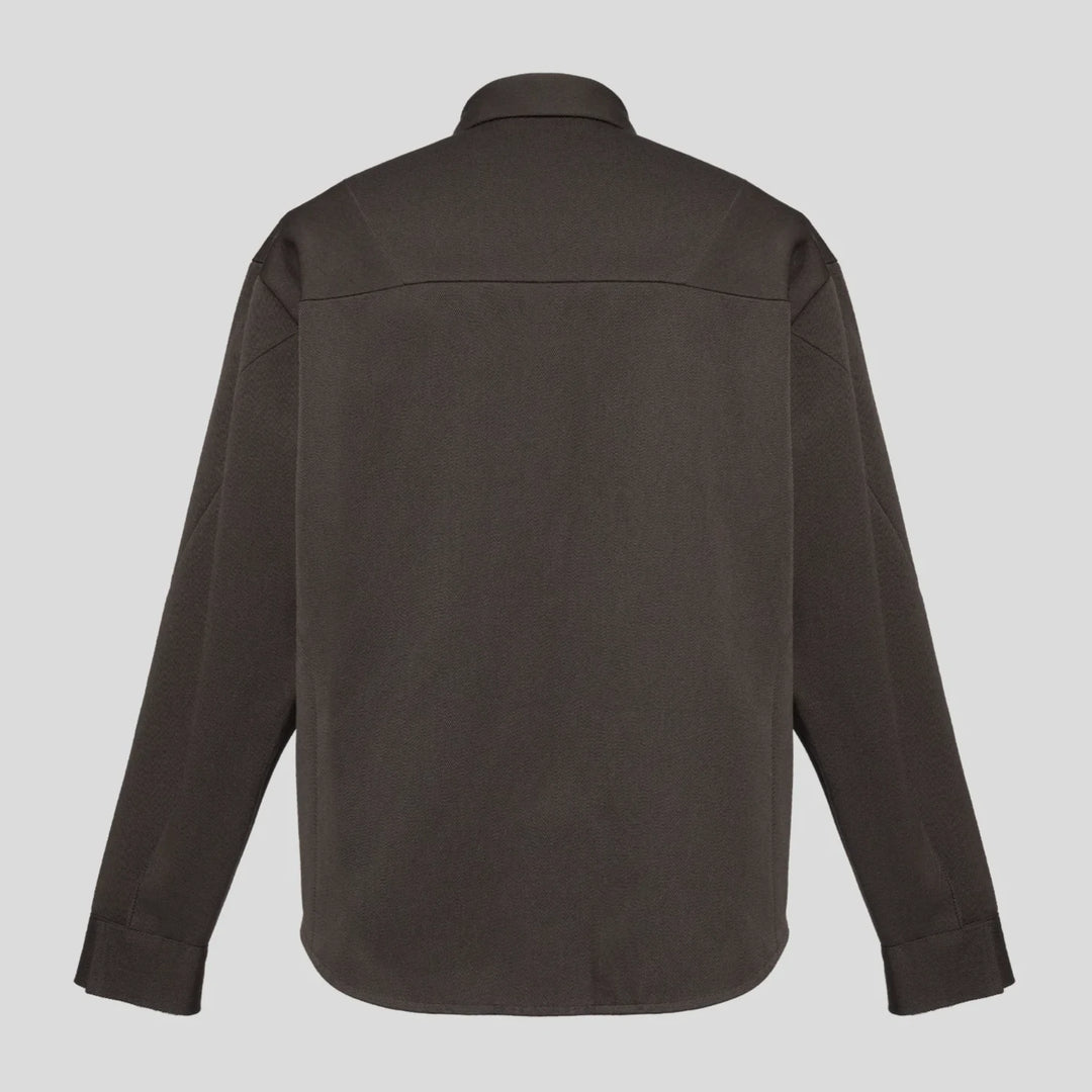 NOLAN MISDIRECTED AFFIX JACKET IN DEEP BROWN | Why are you here? NOLAN MISDIRECTED AFFIX JACKET IN DEEP BROWN | Why are you here?