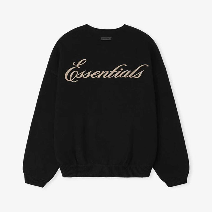 Embroidered Merino Crewneck Sweater