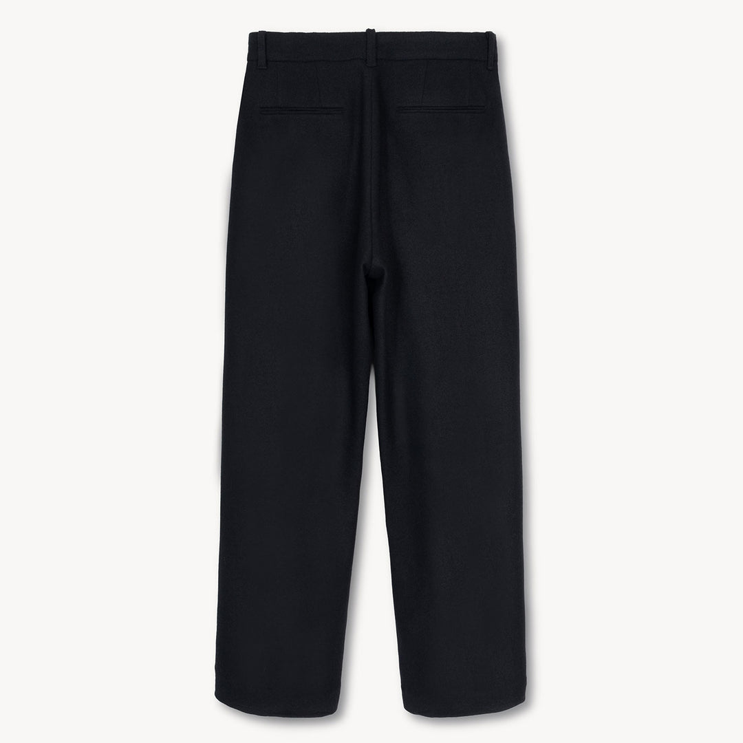 Otis Wide-Leg Trousers in Wool/Cashmere