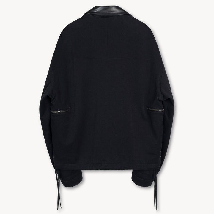 Teo Utility Jacket in Cotton/Silk/Cupro