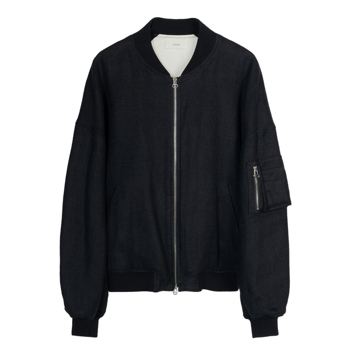 Bale Cocoon Bomber in Linen Viera