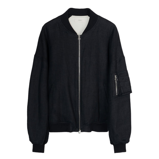 Bale Cocoon Bomber in Linen Viera