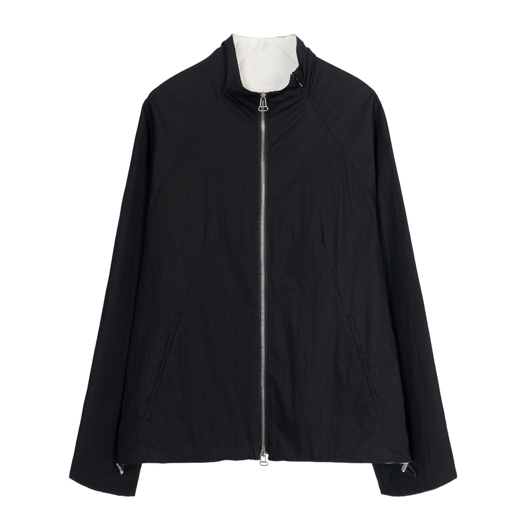 Amali Track Jacket in Cotton/Nylon