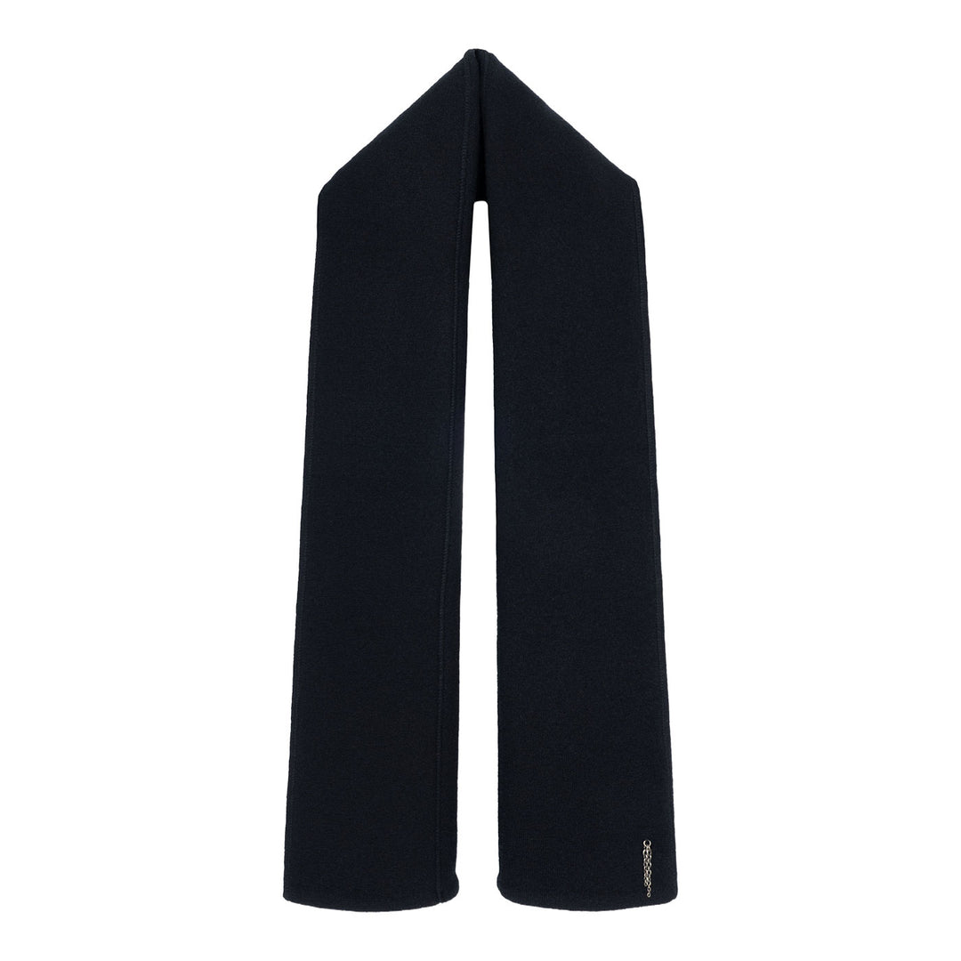 Nova Embellished Scarf in Boiled Wool