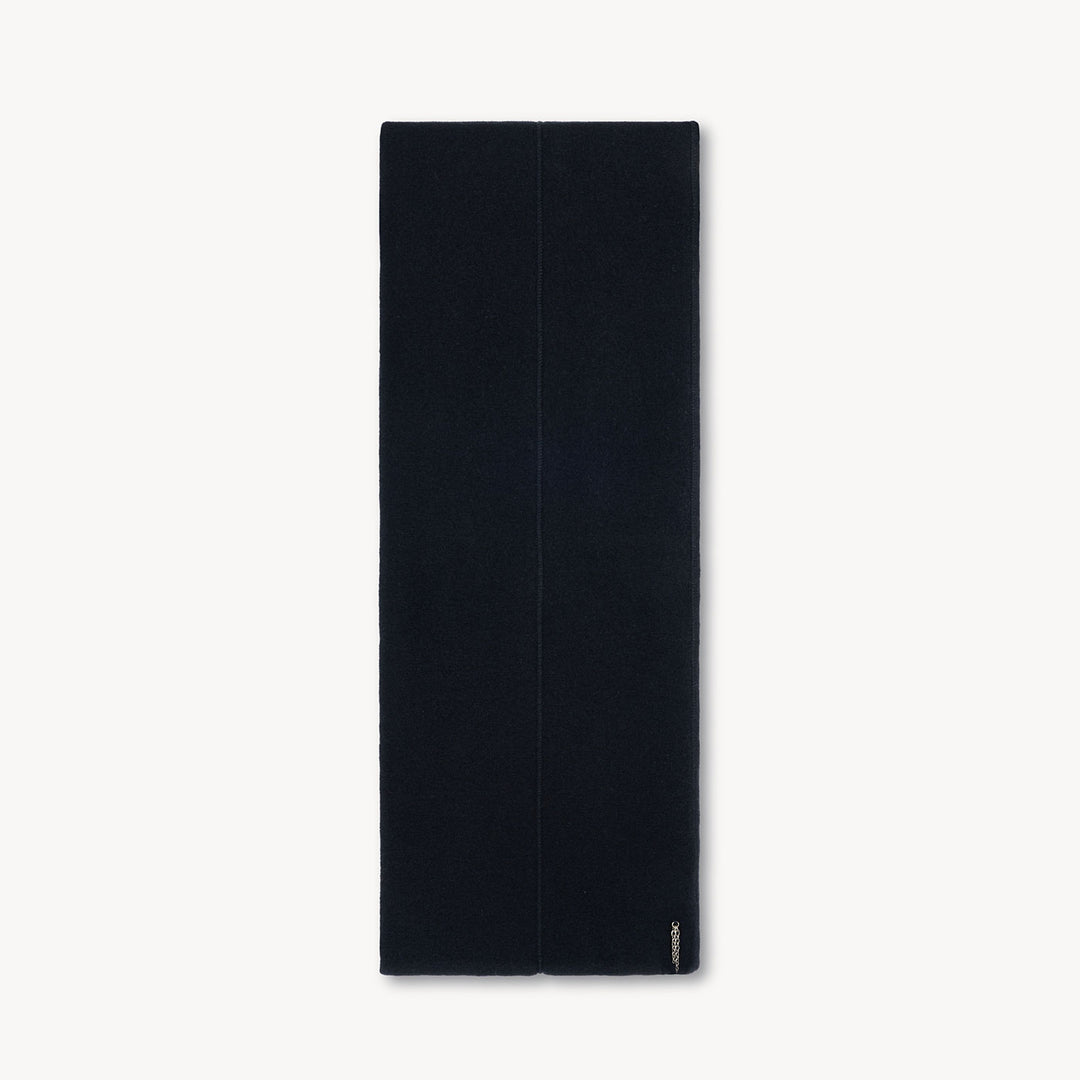 Nova Embellished Scarf in Boiled Wool