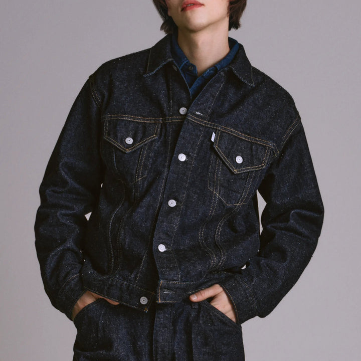 #019 Lv Tracker Jacket Long One-Washed