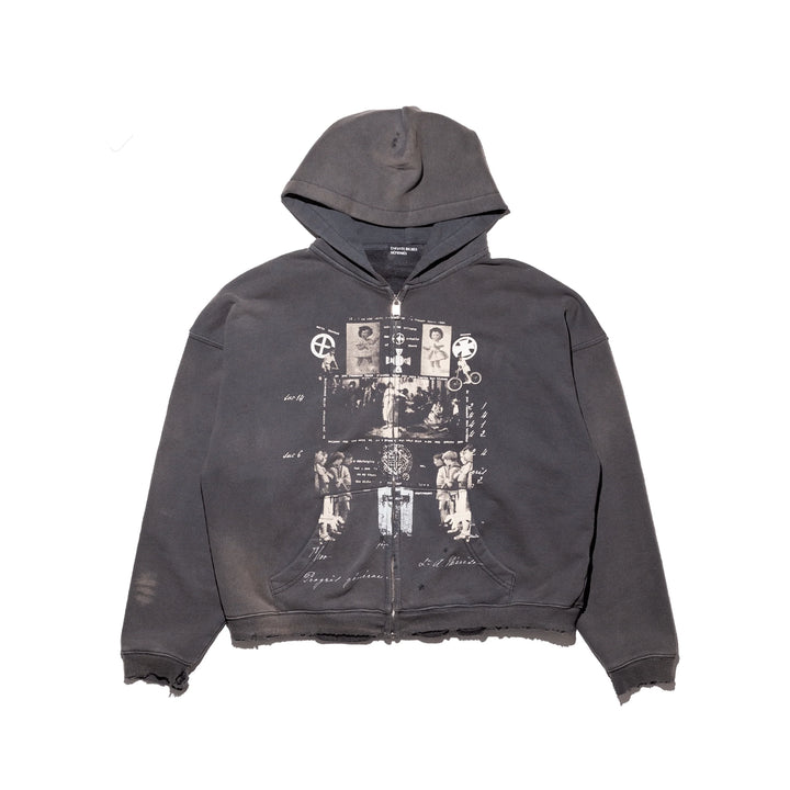 DIAGHILEV'S GRAVE ZIP UP HOODIE