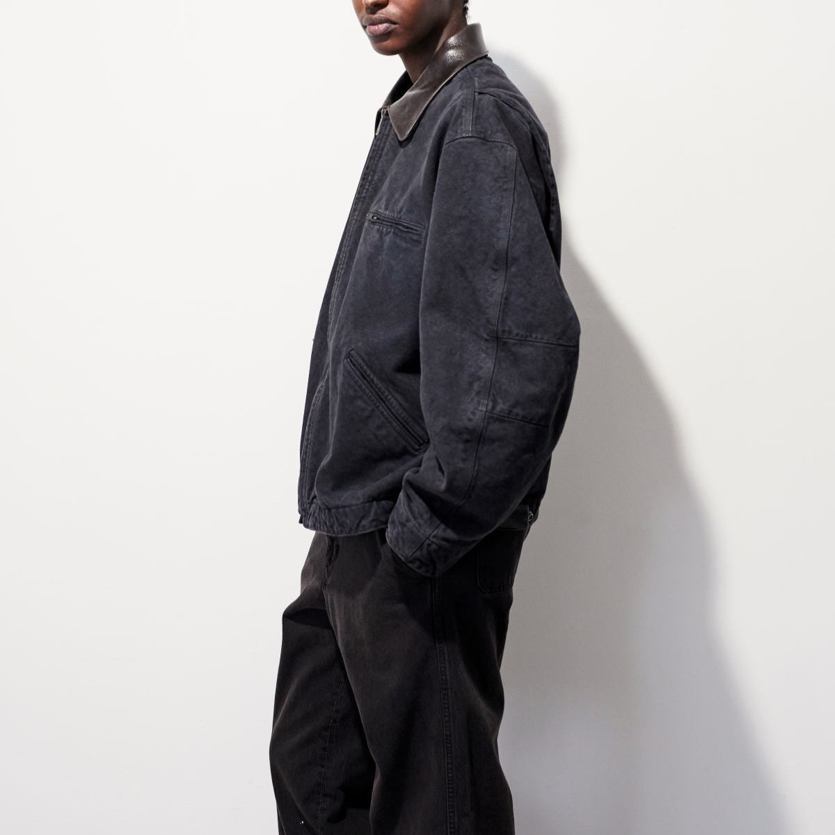 KIRK HEAVY WORK JACKET IN CANVAS & NAPPA LEATHER | Why are