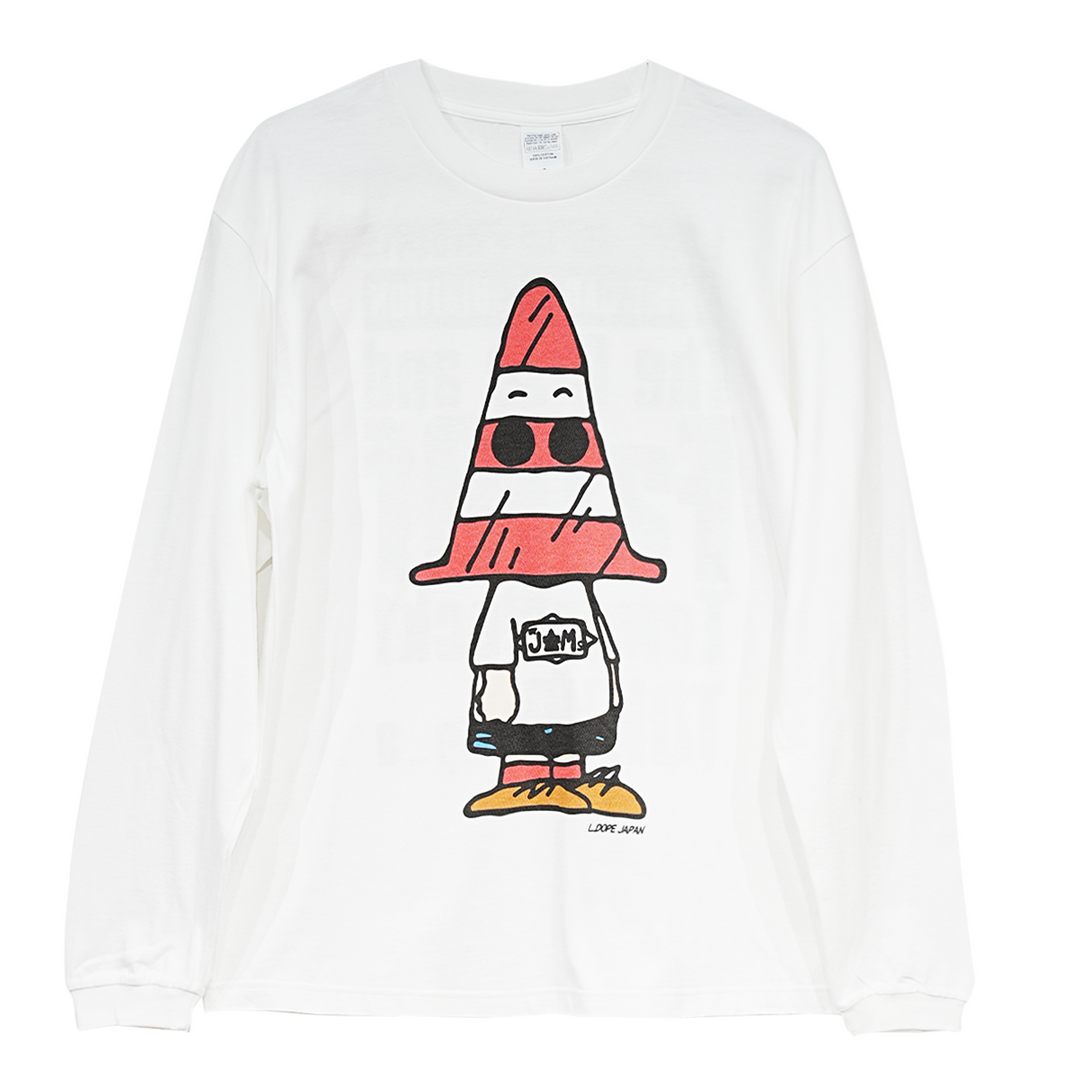 JIMMY CAUTY - L.DOPE JAPAN x Jimmy Cauty "Cone Boy"（LS Tシャツ）