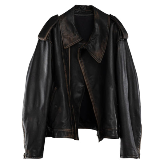 Horsehide biker jacket