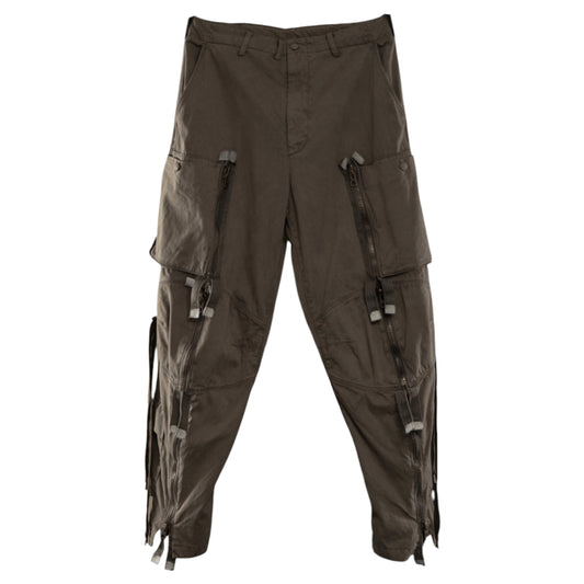 Garment-dyed cargo pants